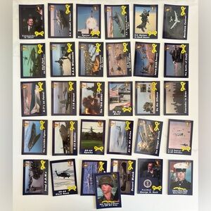 1991 Operation Yellow Ribbon "Desert Storm" Card Lot (31)